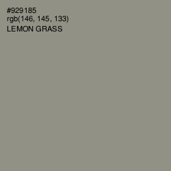 #929185 - Lemon Grass Color Image